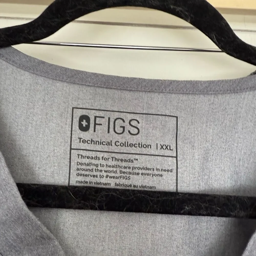 Figs Men’s XXL Top Large Jansen Scrub Bottoms Set
